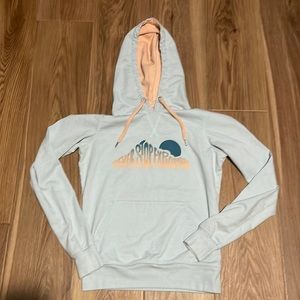 North Face Never Stop Exploring hoodie. Size S